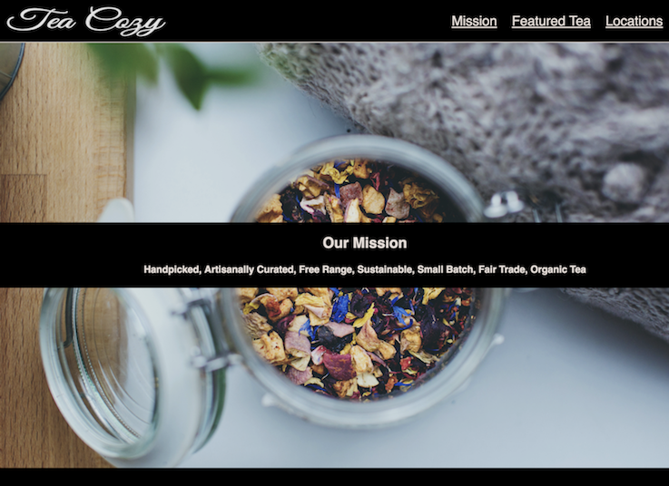 Tea Cozy Web Page